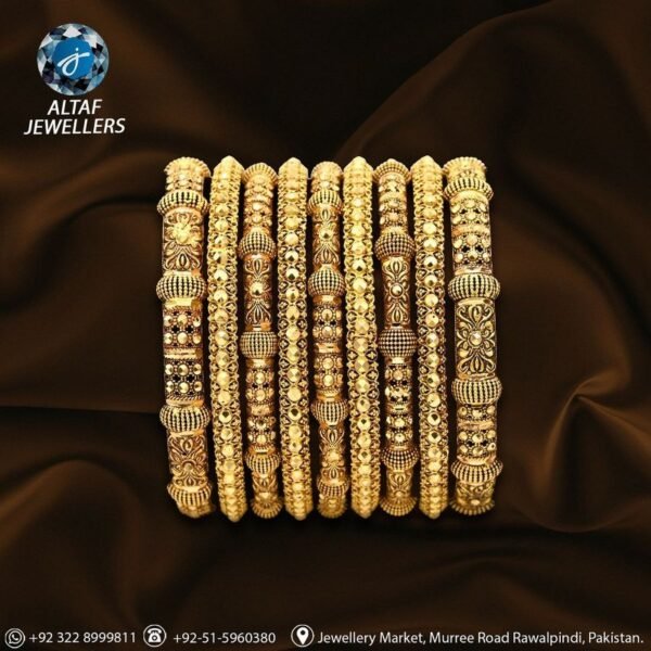 Gold Bangles Design 002