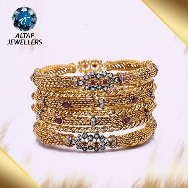 Gold Bangles Design 004