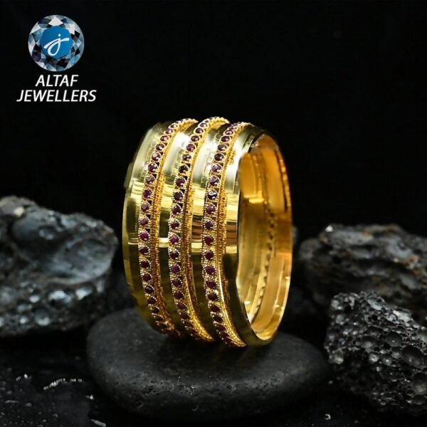 Gold Bangles Design 007