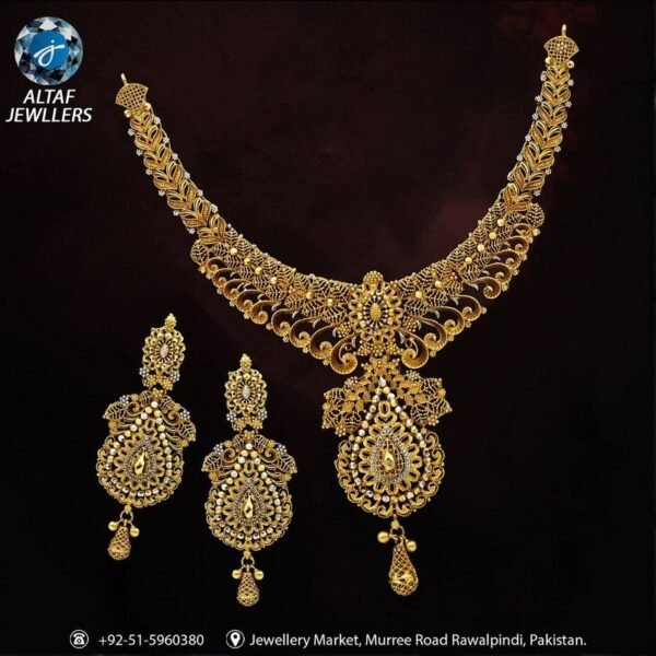 Gold Necklace Design 001