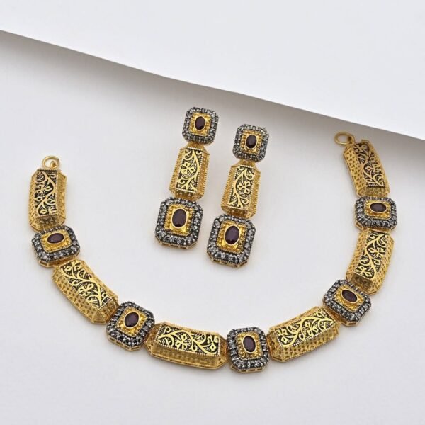 Gold Necklace Design 0039