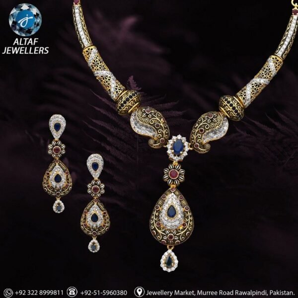 Gold Necklace Design 008